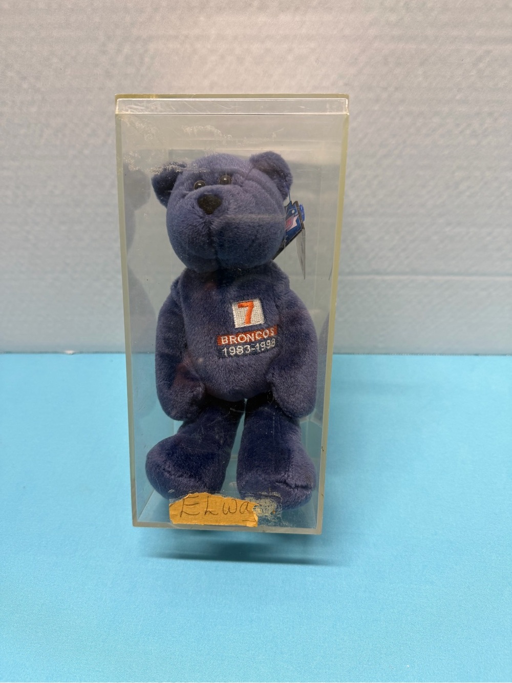 Broncos Navy Plush Bear Commemorative Stuffed Toy